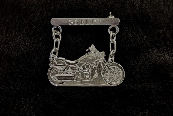 935 Silber Anhänger Harley