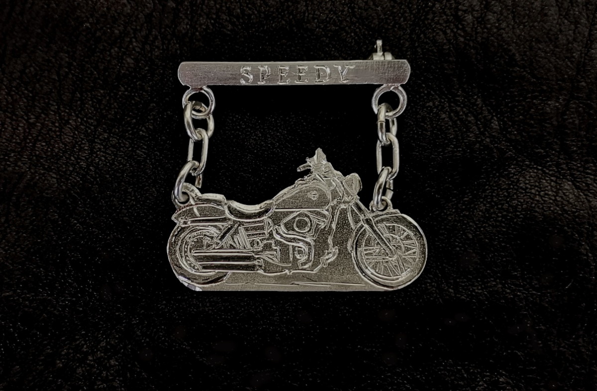 935 Silber Anhänger Harley